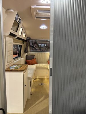 2025 Barefoot Eclipse caravan inside
